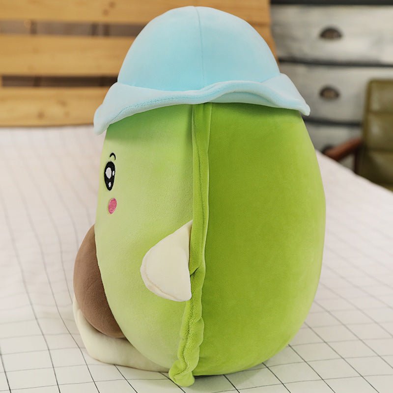 Kawaii Cute Avocado in a Sun Hat Plush Toys - DunbiBeauty, LLC