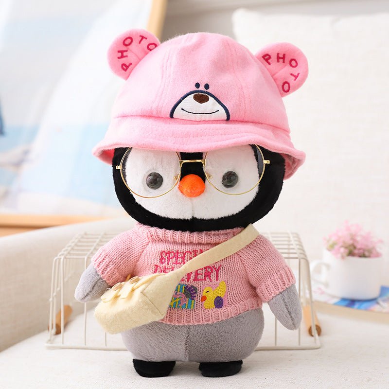 Kawaii Cute Cartoon Dress Up Penguin Doll - DunbiBeauty, LLC