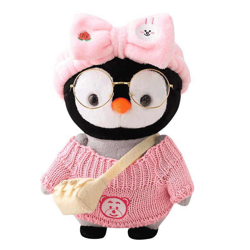 Kawaii Cute Cartoon Dress Up Penguin Doll - DunbiBeauty, LLC