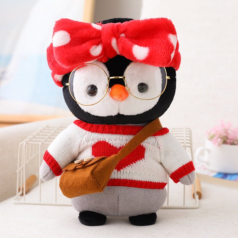 Kawaii Cute Cartoon Dress Up Penguin Doll - DunbiBeauty, LLC