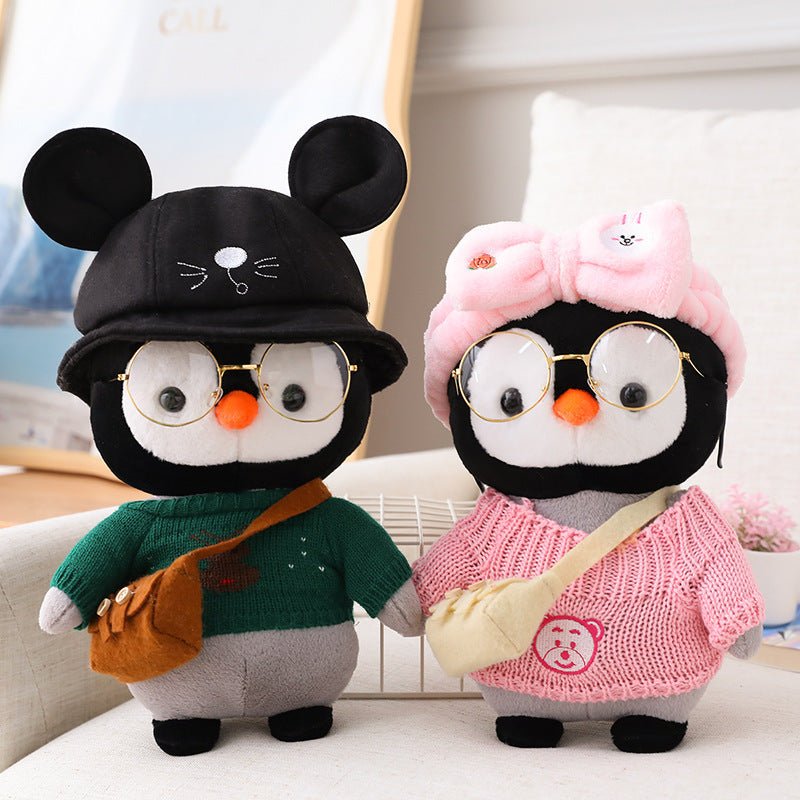 Kawaii Cute Cartoon Dress Up Penguin Doll - DunbiBeauty, LLC