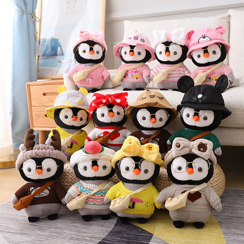 Kawaii Cute Cartoon Dress Up Penguin Doll - DunbiBeauty, LLC