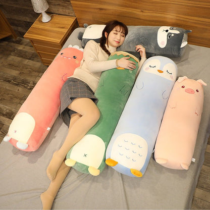 Kawaii Cute Monster Animal Long Plush Pillow Toy - DunbiBeauty, LLC