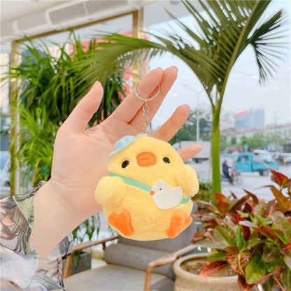 Kawaii Cute Plush Plump Baby Chick Keychain - DunbiBeauty, LLC