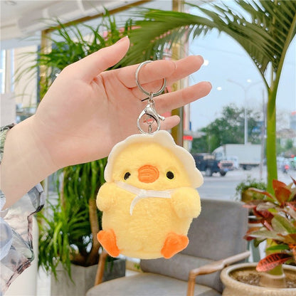 Kawaii Cute Plush Plump Baby Chick Keychain - DunbiBeauty, LLC