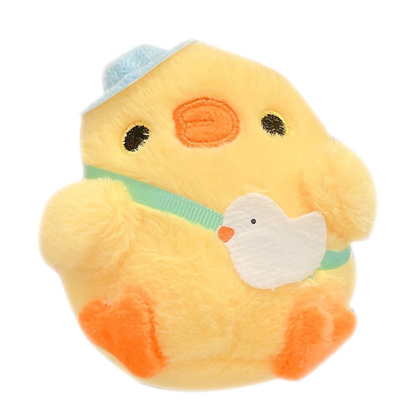 Kawaii Cute Plush Plump Baby Chick Keychain - DunbiBeauty, LLC