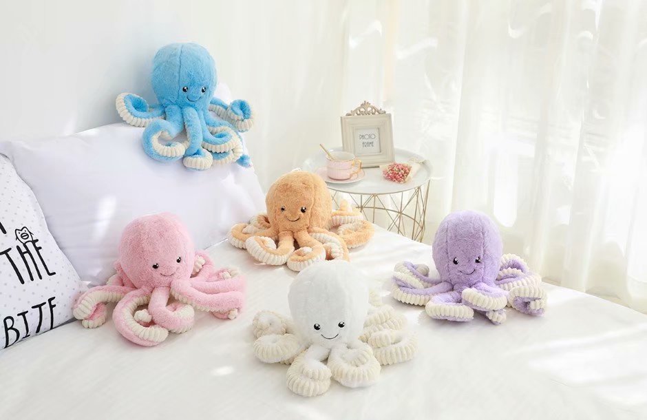 Kawaii Octopus Doll Plush Toy - DunbiBeauty, LLC