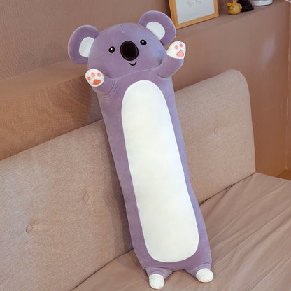 Kawaii Plush Toy Long Pillow Panda Koala Doll - DunbiBeauty, LLC