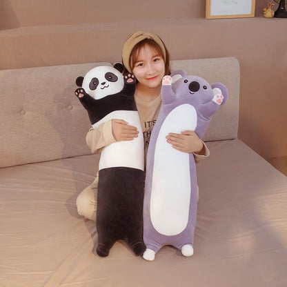 Kawaii Plush Toy Long Pillow Panda Koala Doll - DunbiBeauty, LLC