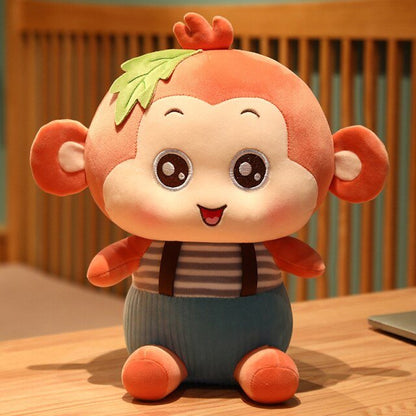 Kawaii Sitting Monkey Plush Toys - DunbiBeauty, LLC