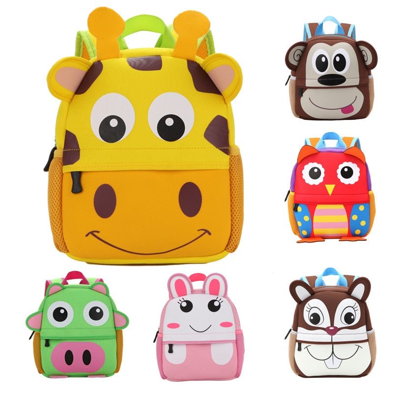 Kid's 3D Animal Backpack for Toddlers and Small Children - DunbiBeauty, LLC