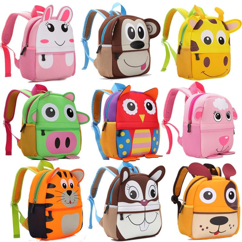 Kid's 3D Animal Backpack for Toddlers and Small Children - DunbiBeauty, LLC