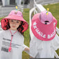 Kid's Camp Style Sun Hat with Adjustable Chin Strap and Propeller - DunbiBeauty, LLC