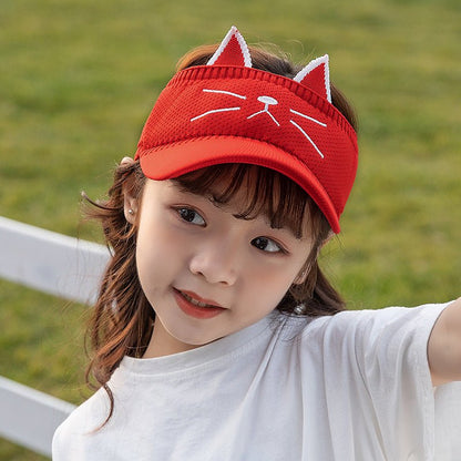 Kid's Cat Theme Visor - DunbiBeauty, LLC