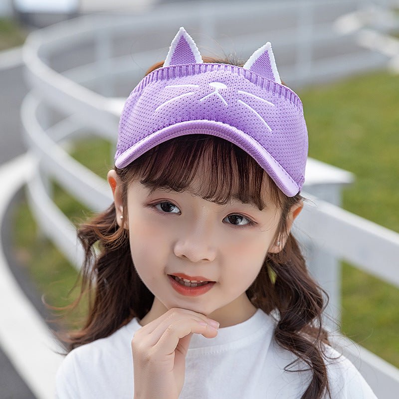 Kid's Cat Theme Visor - DunbiBeauty, LLC