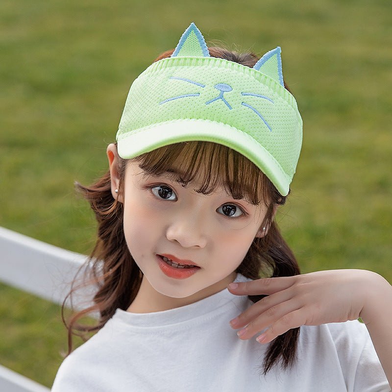 Kid's Cat Theme Visor - DunbiBeauty, LLC