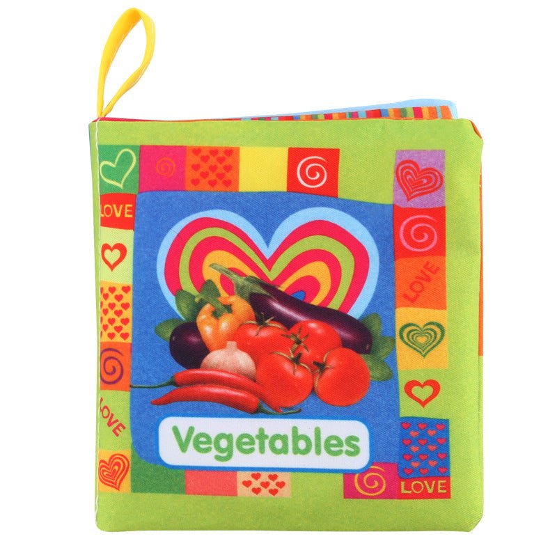 Kid's Cute Cloth Books About Veggies, Animals, Cars and More - DunbiBeauty, LLC