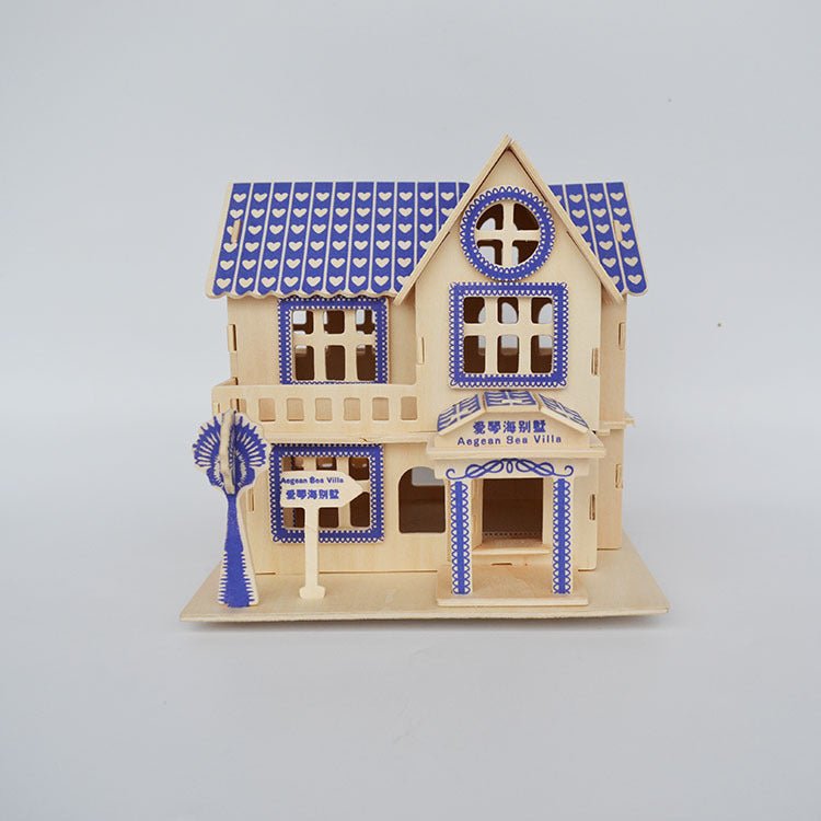 Kid's Education Play Wooden Model Dollhouse - DunbiBeauty, LLC