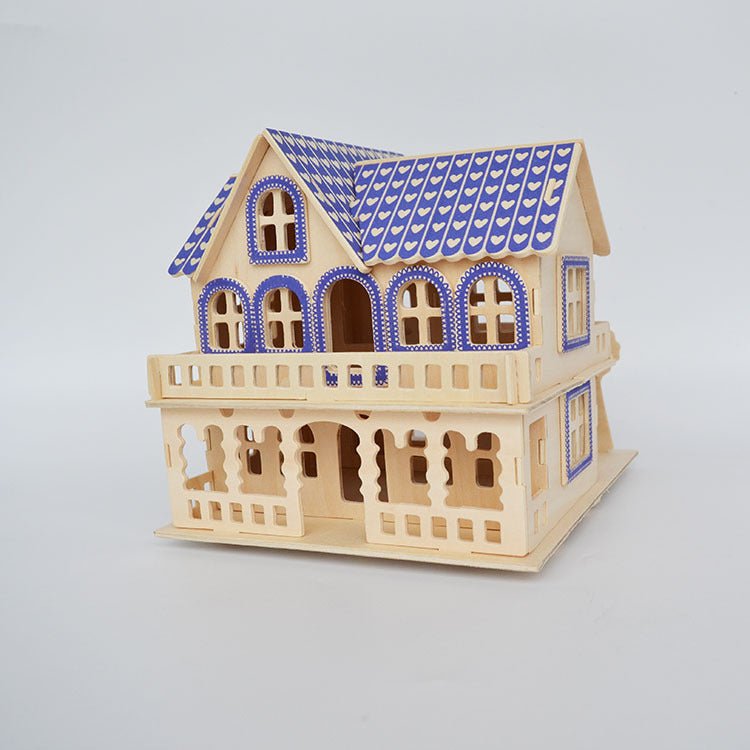 Kid's Education Play Wooden Model Dollhouse - DunbiBeauty, LLC