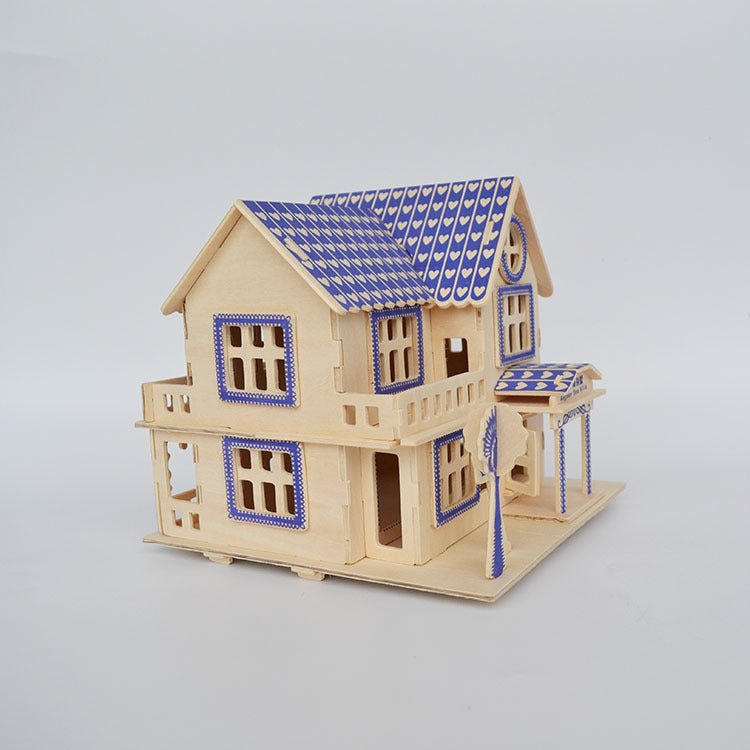 Kid's Education Play Wooden Model Dollhouse - DunbiBeauty, LLC