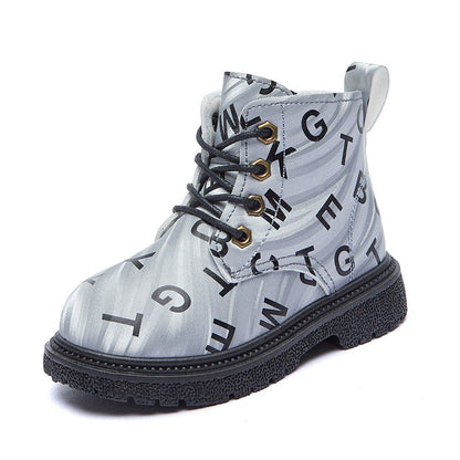 Kid's Short Lace Up Boots - DunbiBeauty, LLC