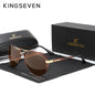 KINGSEVEN Men's Aluminum Sunglasses - DunbiBeauty, LLC