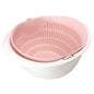 Kitchen Drain Basket Bowl Rice Washing Colander Basket Strainer Noodles Vegetable Fruit Double Drain Storage Basket Kitchen Tool - DunbiBeauty, LLC