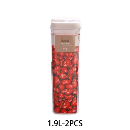 Kitchen Food Storage Container Box Plastic Candy Box Fruit Basket Grain Transparent Sealed Cans Multi-Capacity Kitchen Supplies - DunbiBeauty, LLC