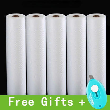 Kitchen Food Vacuum Bag Storage Bags For Vacuum Sealer Vacuum Packaging Rolls 12/15/20/25/28cm*500cm - DunbiBeauty, LLC