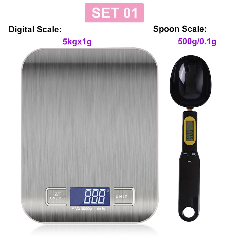 Kitchen Scale Digital Balance Precision Gewelry Weight Electronic Kitchen Precision Smart Scales Kitchen Appliances - DunbiBeauty, LLC