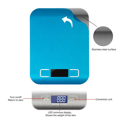 Kitchen Scale Digital Balance Precision Gewelry Weight Electronic Kitchen Precision Smart Scales Kitchen Appliances - DunbiBeauty, LLC