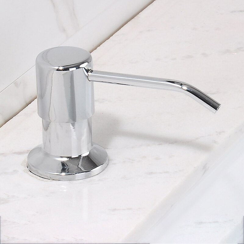 Kitchen Soap Dispensers Stainless Steel Kitchen Sink Counter top Soap Dispenser EL8406 - DunbiBeauty, LLC