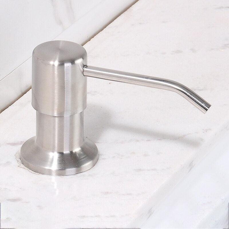 Kitchen Soap Dispensers Stainless Steel Kitchen Sink Counter top Soap Dispenser EL8406 - DunbiBeauty, LLC