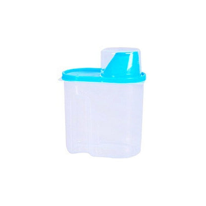 Kitchen Storage Tank Food Sealed Box Transparent Plastic Moisture-Proof Household Grain Fresh-Keeping Container with Lid - DunbiBeauty, LLC