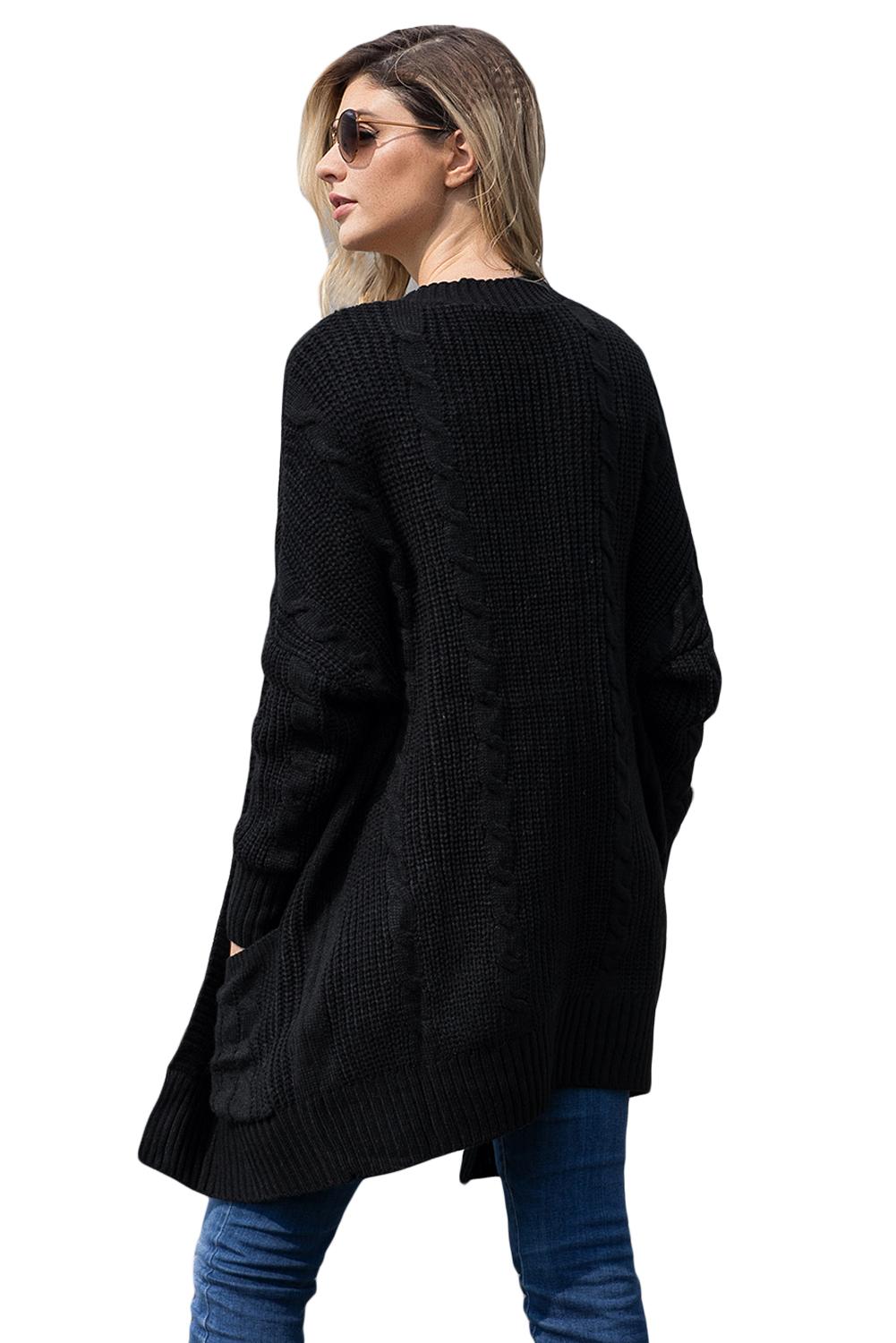 Knit Texture Long Cardigan - DunbiBeauty, LLC