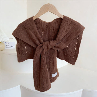 Knitted Sweater Style Shawl - DunbiBeauty, LLC