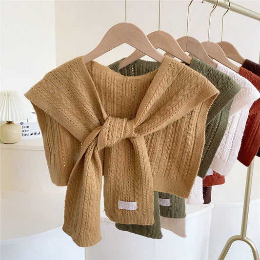 Knitted Sweater Style Shawl - DunbiBeauty, LLC