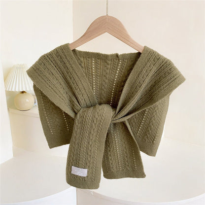 Knitted Sweater Style Shawl - DunbiBeauty, LLC