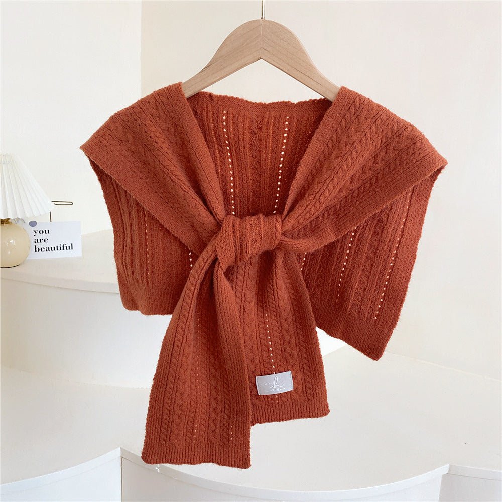 Knitted Sweater Style Shawl - DunbiBeauty, LLC