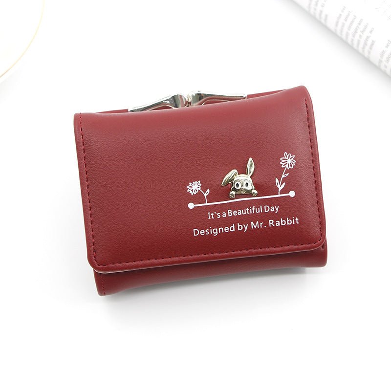 Korean Women's Leather Wallet Large Cash Photo Bits - DunbiBeauty, LLC