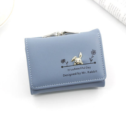 Korean Women's Leather Wallet Large Cash Photo Bits - DunbiBeauty, LLC