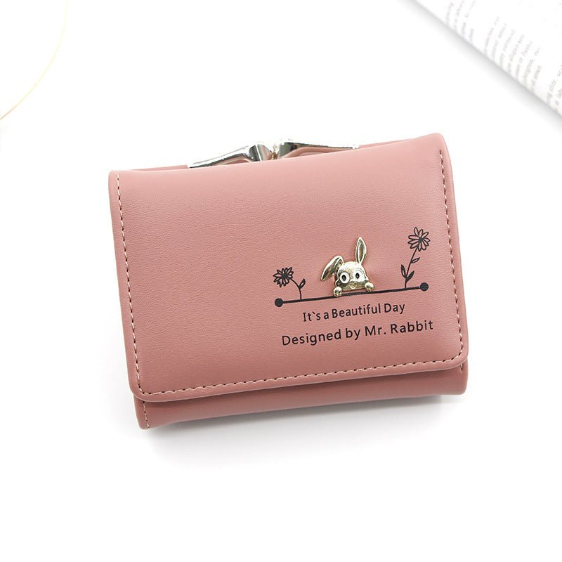 Korean Women's Leather Wallet Large Cash Photo Bits - DunbiBeauty, LLC