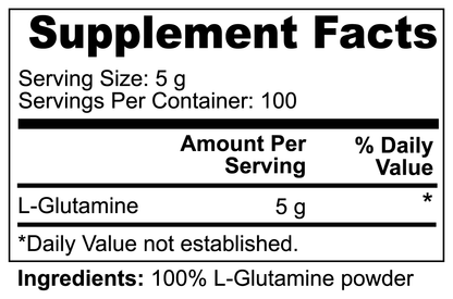 L-Glutamine Powder - DunbiBeauty, LLC