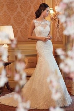 Lace Fish Tail Wedding Dress - DunbiBeauty, LLC