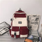 Large Capacity Backpack with Option of Monkey Key Chain - DunbiBeauty, LLC