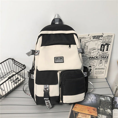 Large Capacity Backpack with Option of Monkey Key Chain - DunbiBeauty, LLC