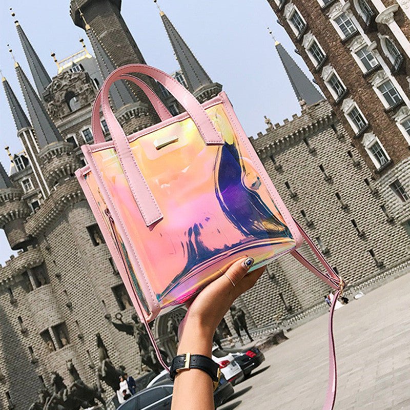 Laser Bag Transparent Handbag - DunbiBeauty, LLC