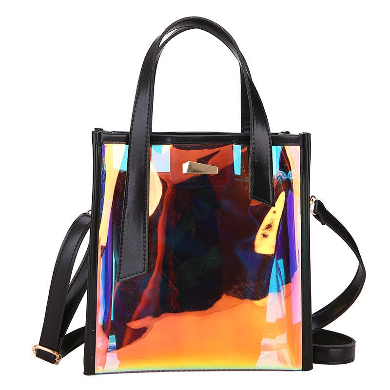 Laser Bag Transparent Handbag - DunbiBeauty, LLC