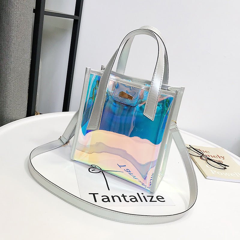 Laser Bag Transparent Handbag - DunbiBeauty, LLC