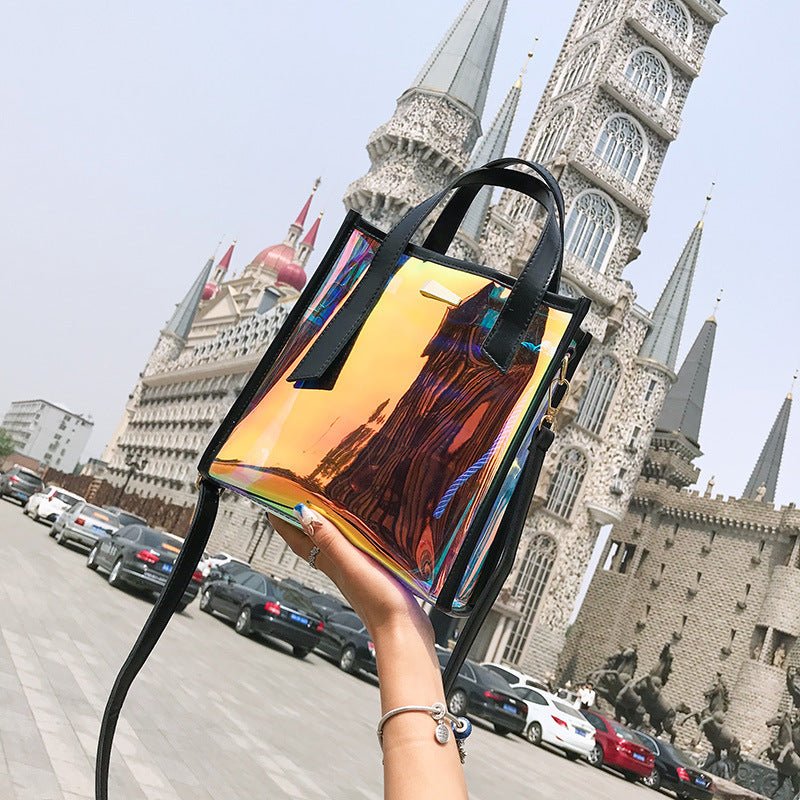 Laser Bag Transparent Handbag - DunbiBeauty, LLC